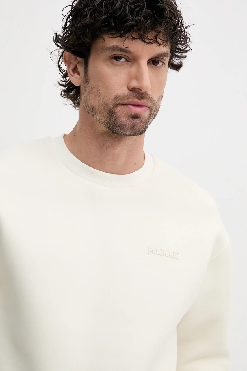 Μπλούζα MACKAGE χρώμα: μπεζ, JULIAN φωτογραφία