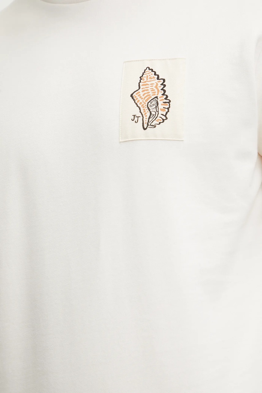 Βαμβακερή μπλούζα Picture Jean Julien χρώμα: μπεζ, MSW0501 φωτογραφία