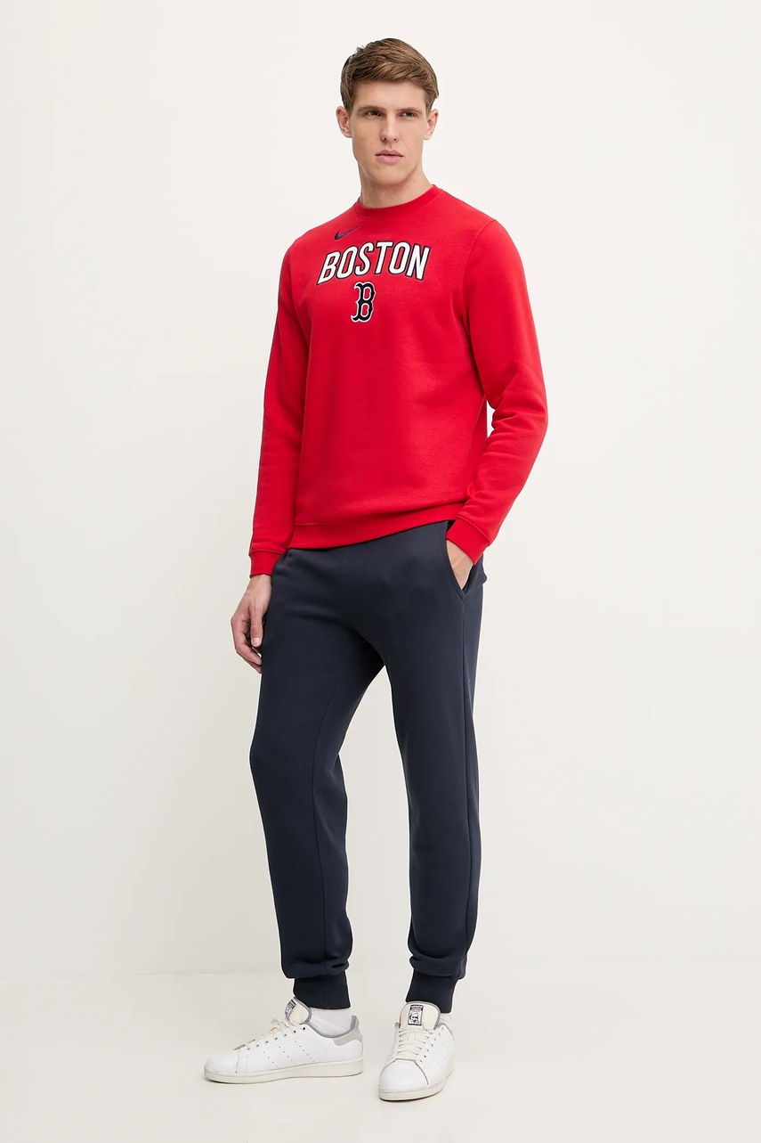 Кофта Nike Boston Red Sox цвет красный с аппликацией NKPU-163N-BQ-LYA