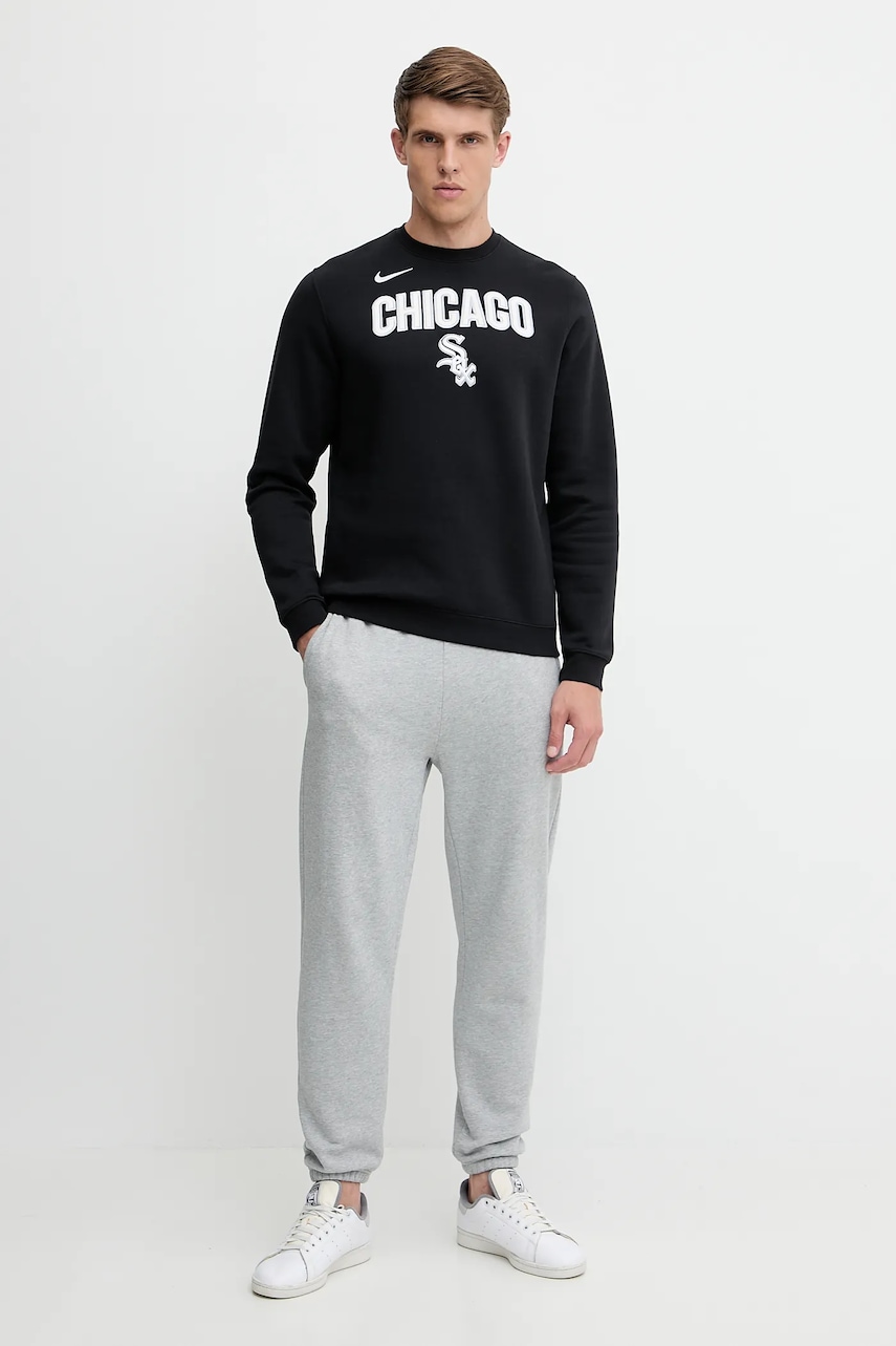 Кофта Nike Chicago White Sox цвет чёрный с аппликацией NKPU-912Z-RX-LYA Кофта Nike Chicago White Sox цвет чёрный с аппликацией NKPU-912Z-RX-LYA