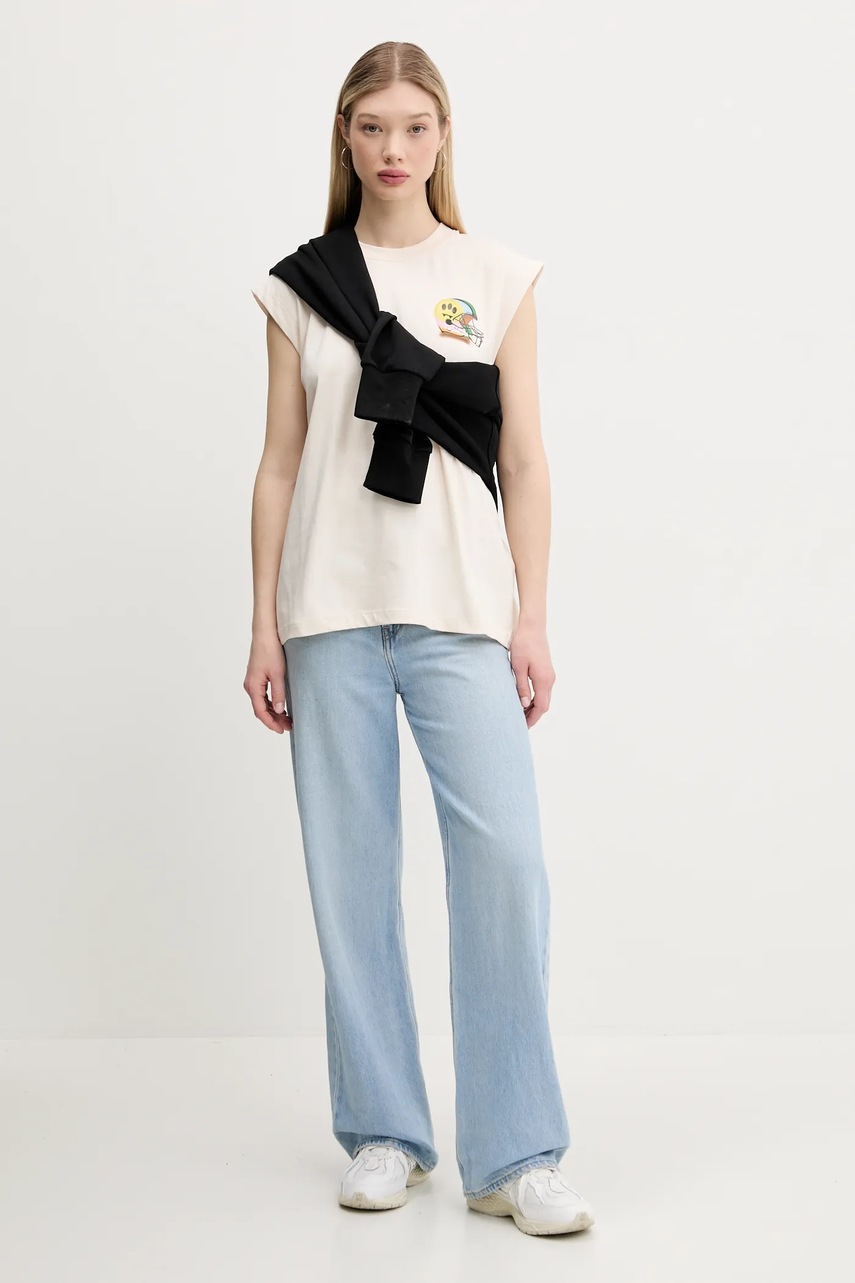 Βαμβακερή μπλούζα Barrow χρώμα: μαύρο, με κουκούλα, S5BWUAHS158 φωτογραφία