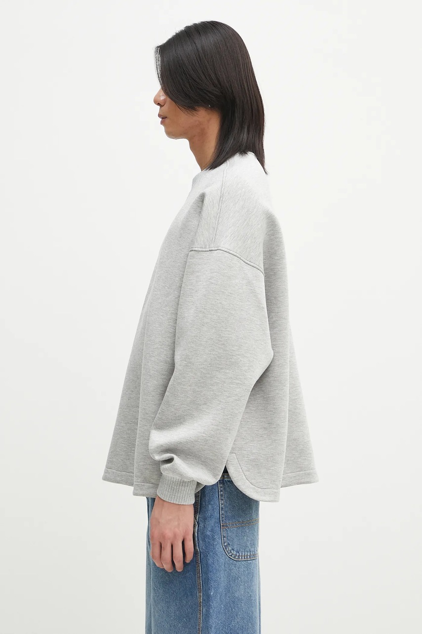 Mikina Fiorucci Neoprene Embroidered Neck Relaxed Fit (obrázek 3)