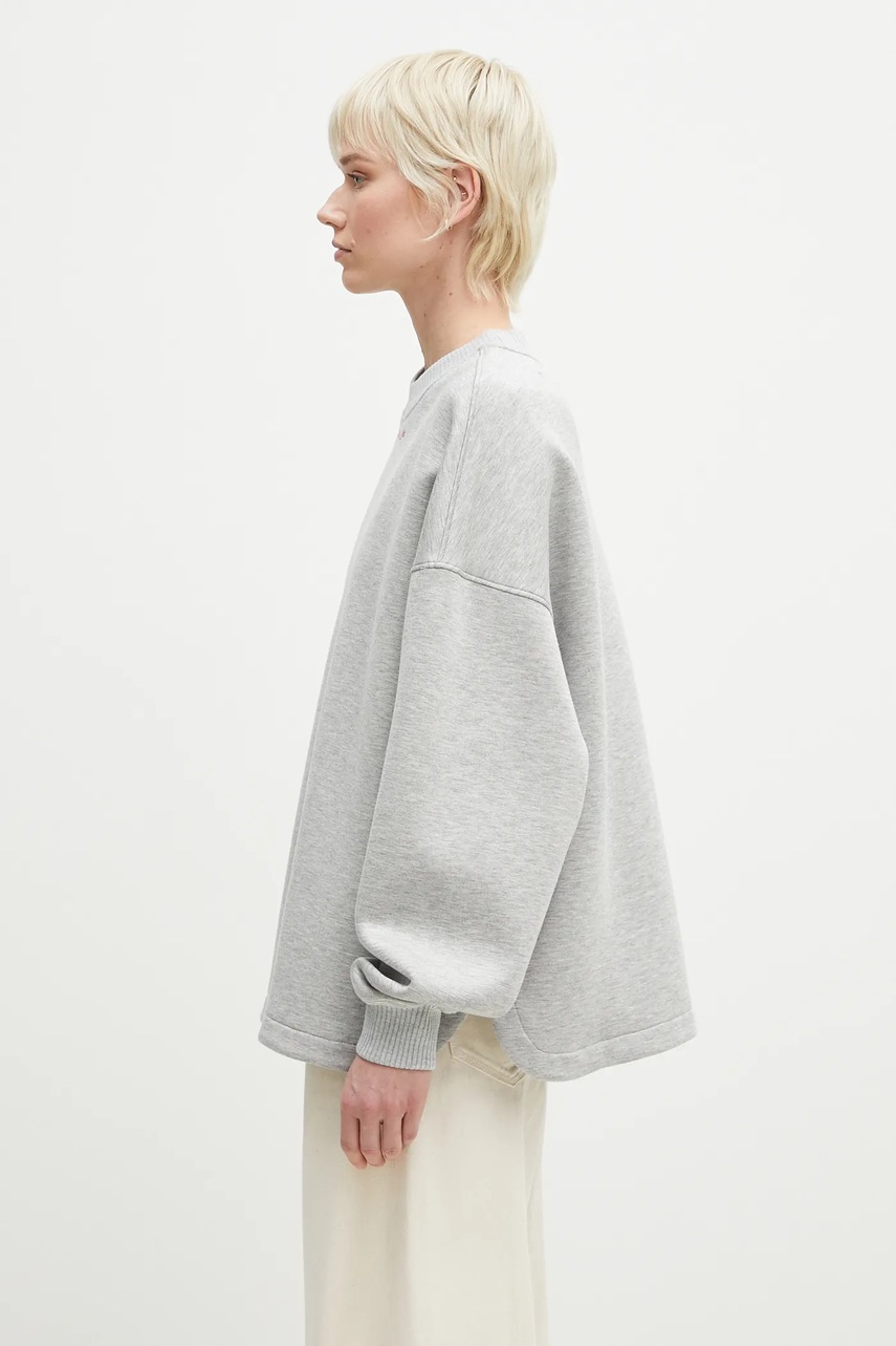 Mikina Fiorucci Neoprene Embroidered Neck Relaxed Fit (obrázek 4)