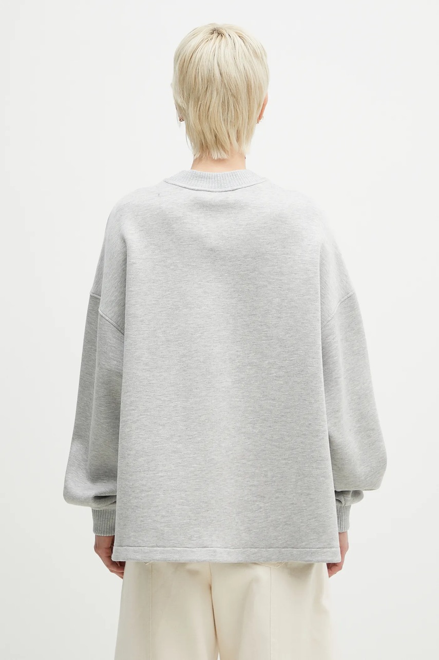 Mikina Fiorucci Neoprene Embroidered Neck Relaxed Fit (obrázek 6)