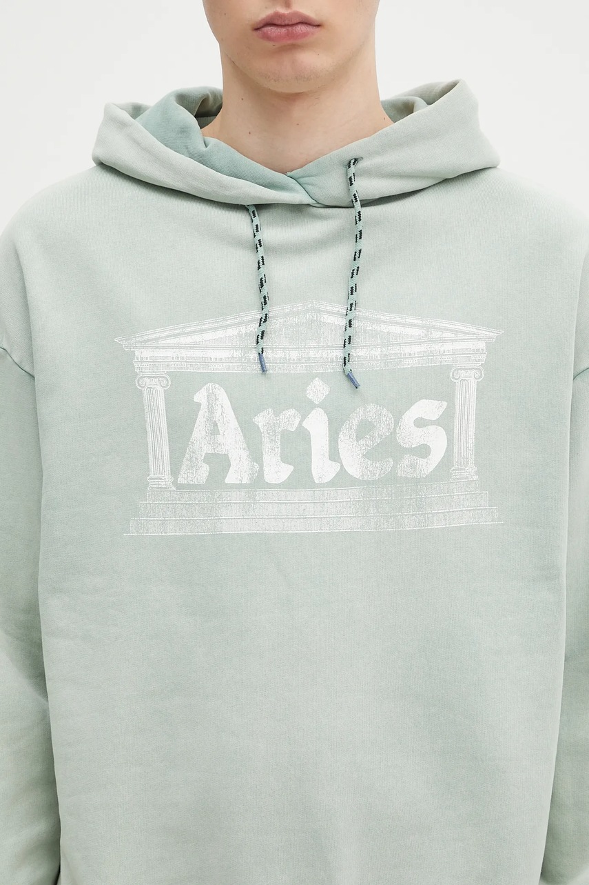 Βαμβακερή μπλούζα Aries Aged Ancient Column Hoodie φωτογραφία