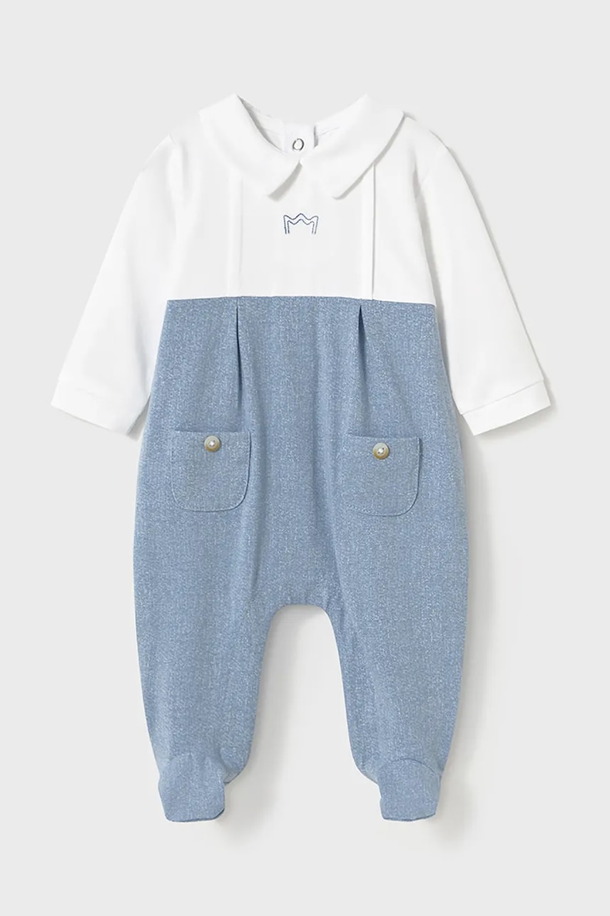 Mayoral Newborn salopete din bumbac pentru bebelusi 1704 Mayoral Newborn salopete din bumbac pentru bebelusi 1704