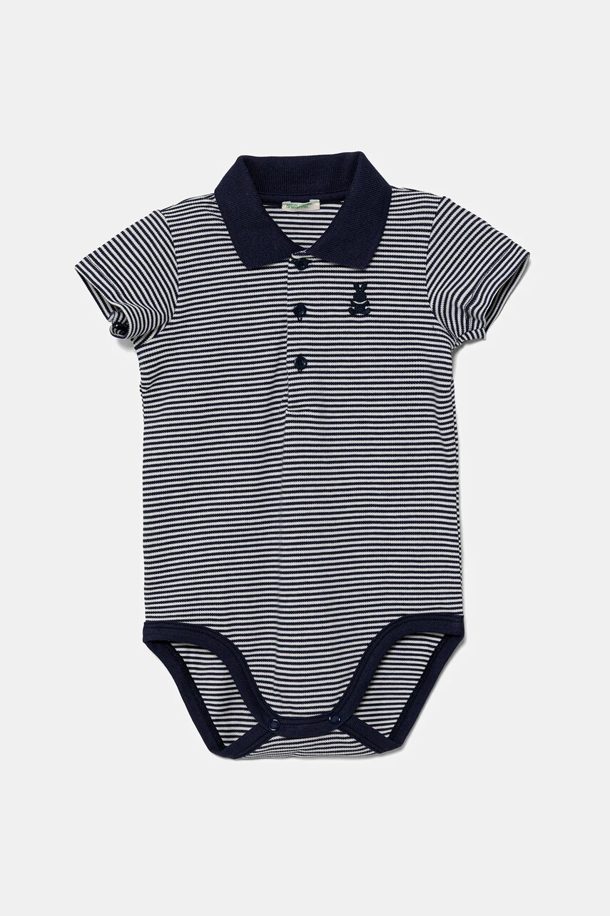 

Детско боди United Colors of Benetton 32TDAB00L, Тъмносин