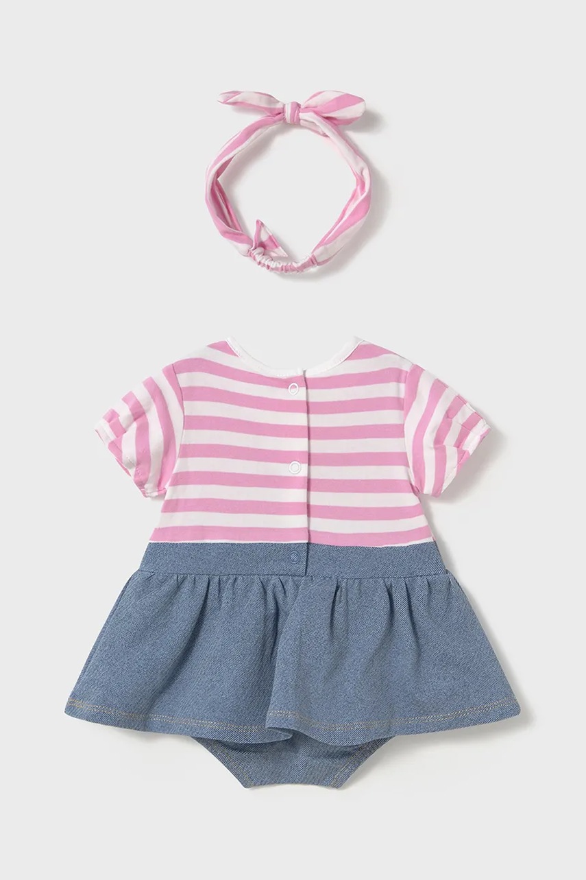 Бавовняний ромпер для немовлят Mayoral Newborn 1658