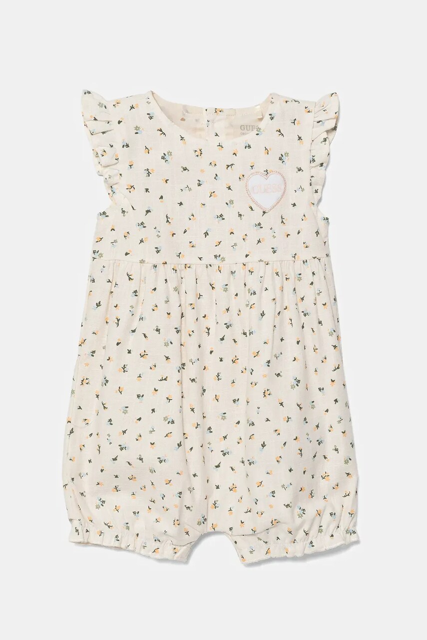 Levně Dětské bavlněné dupačky Guess S5GG06 WH6K4