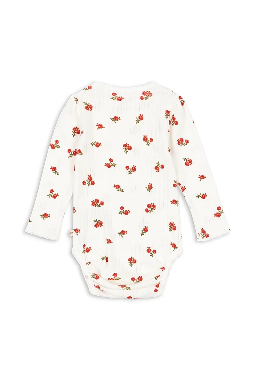 Детское боди из хлопка Konges Sløjd MINNIE BODY GOTS KS102585