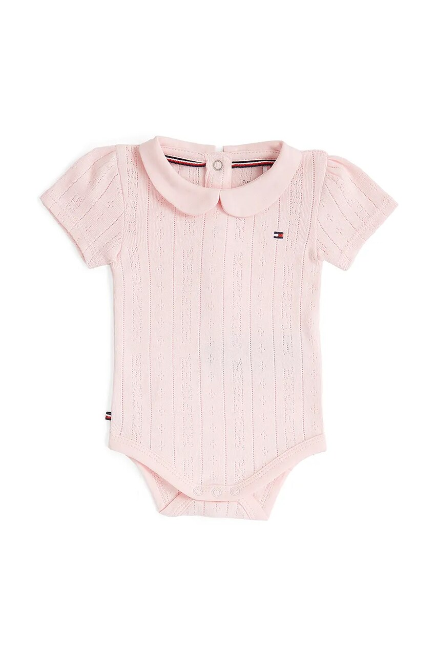 Levně Bavlněné kojenecké body Tommy Hilfiger KN0KN02034
