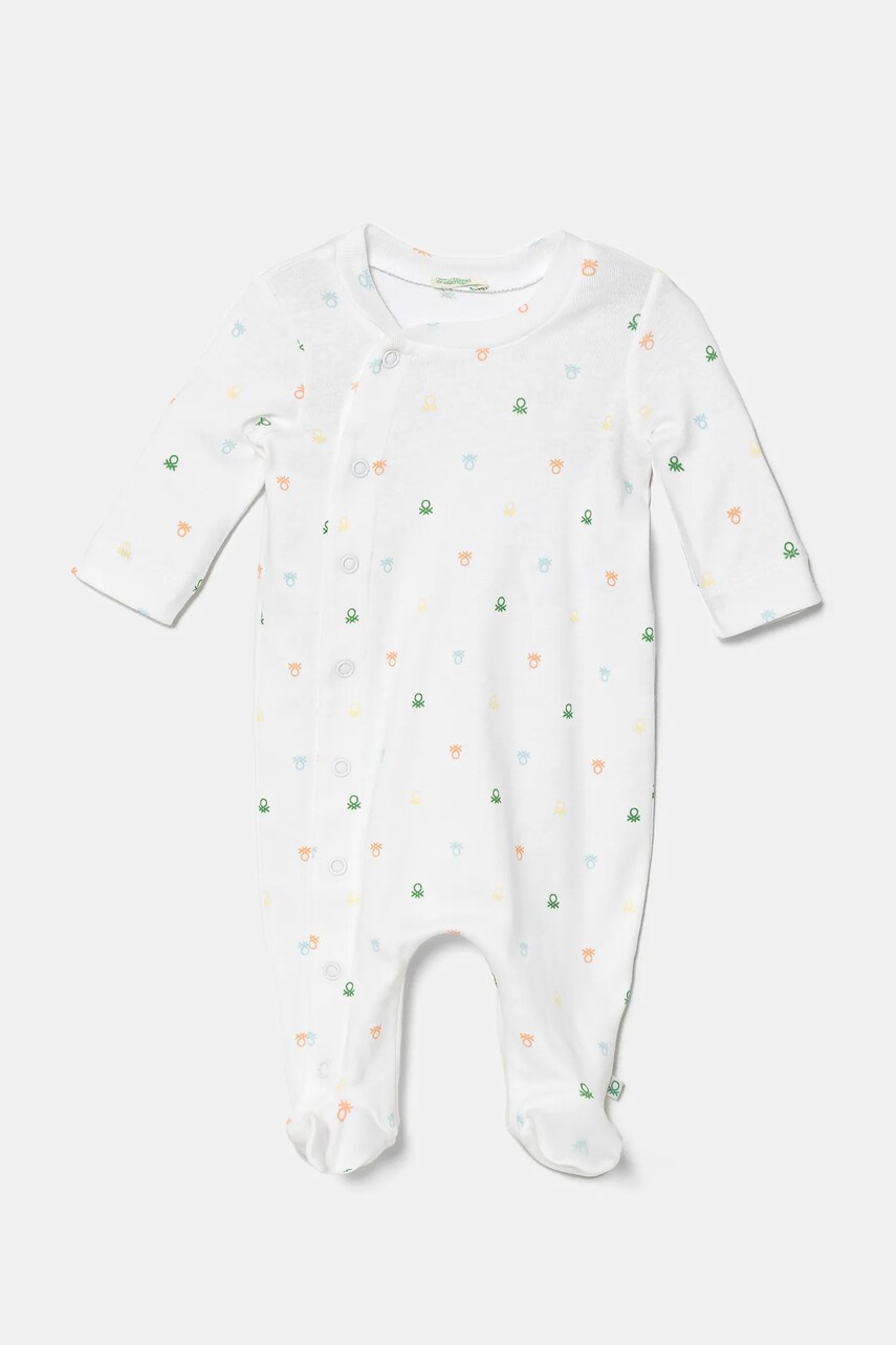 United Colors of Benetton salopete din bumbac pentru bebelusi 3PWB0T02D