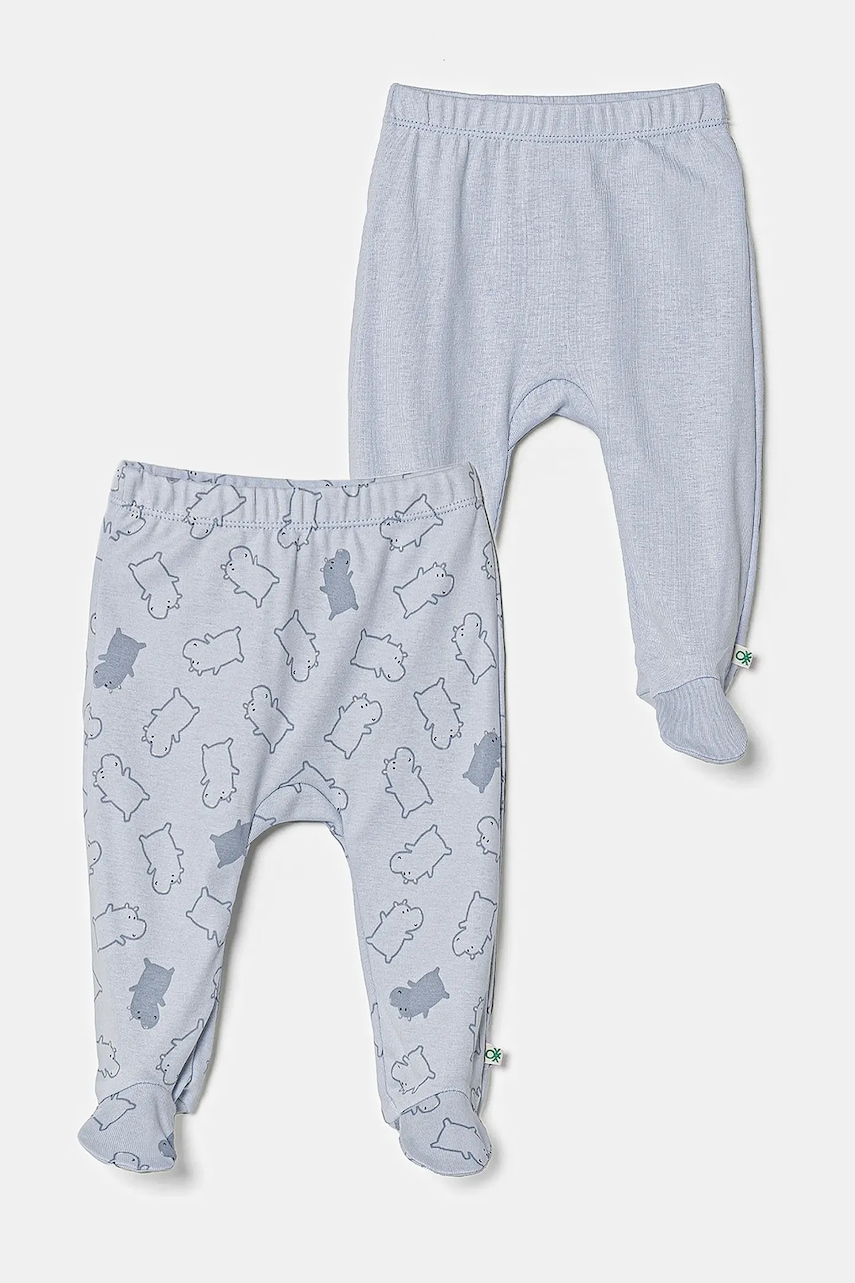 United Colors of Benetton salopete din bumbac pentru bebeluși 2-pack 3PWB0F009