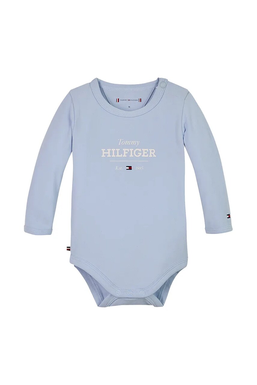 Levně Bavlněné kojenecké body Tommy Hilfiger KN0KN01974