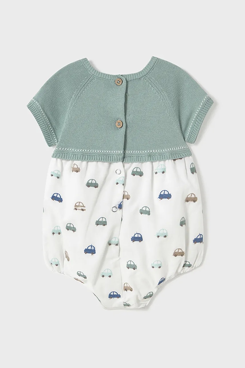 Хлопковый ромпер для младенцев Mayoral Newborn 1604