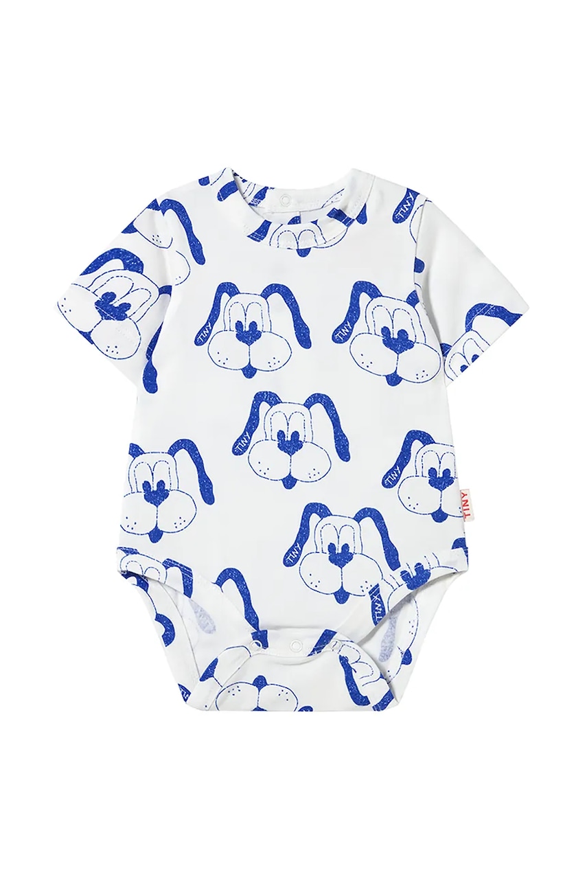 Tinycottons body din bumbac pentru bebelusi DOGS BODY SS25-464