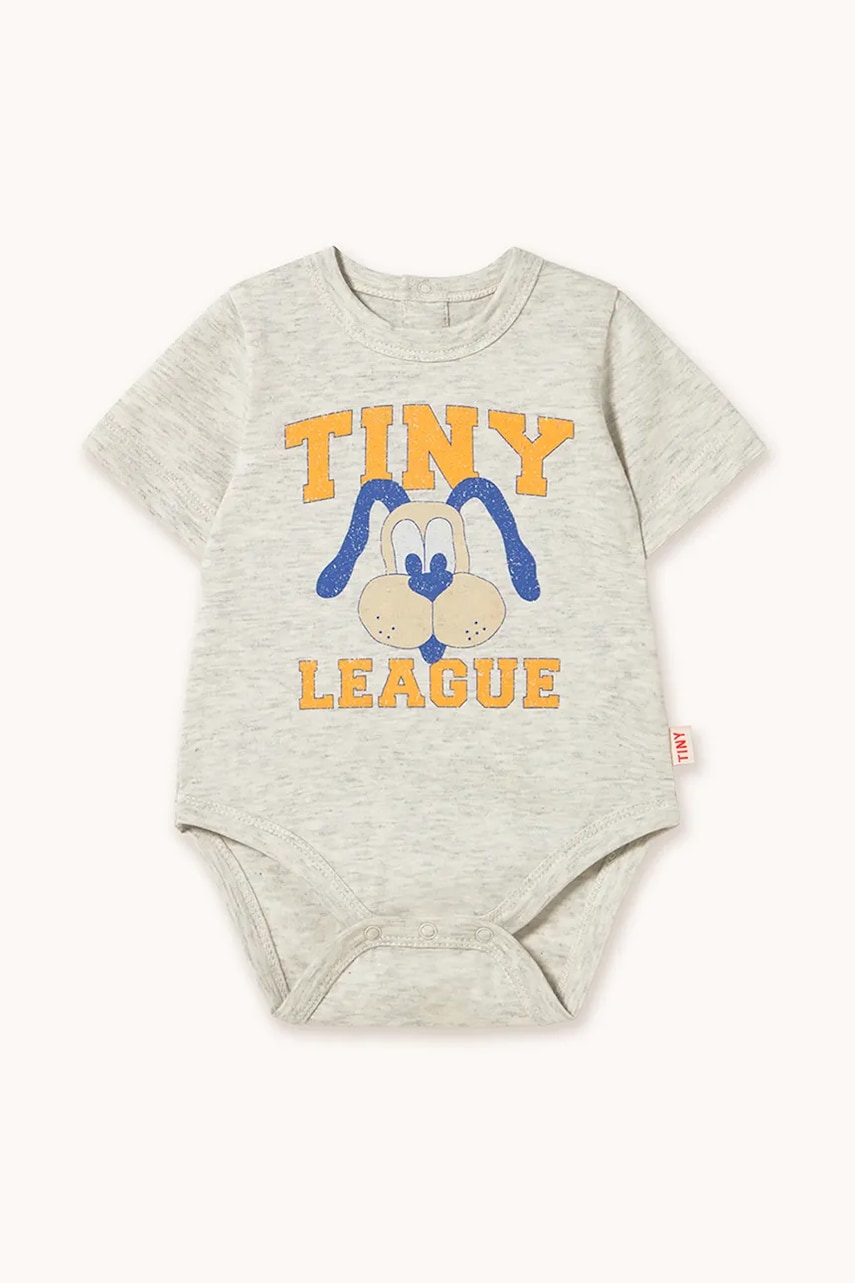 Tinycottons body din bumbac pentru bebelusi TINY LEAGUE GRAPHIC BODY SS25-084 Tinycottons body din bumbac pentru bebelusi TINY LEAGUE GRAPHIC BODY SS25-084