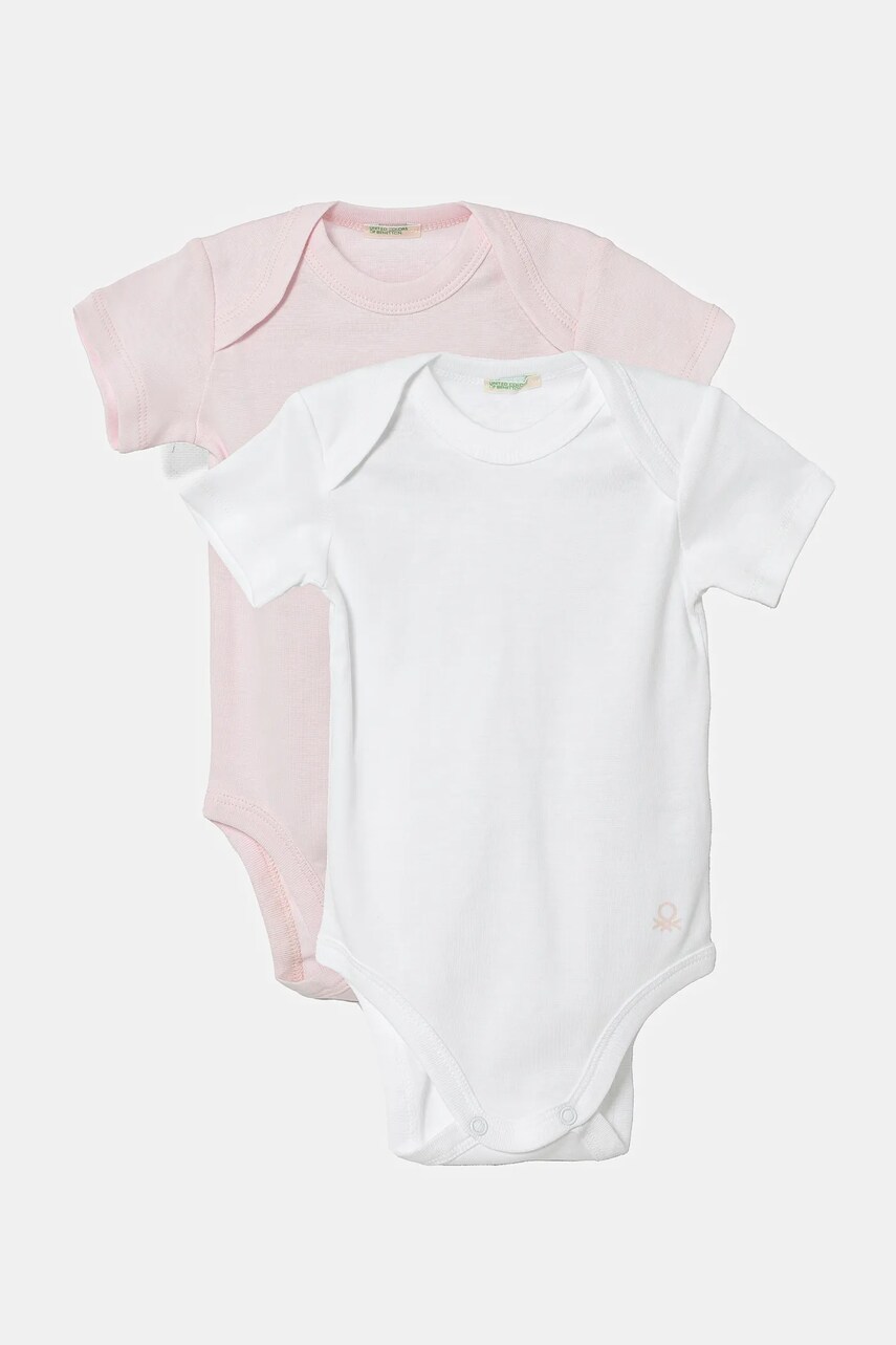 United Colors of Benetton body din bumbac pentru bebelusi 3-pack 3GI70B079