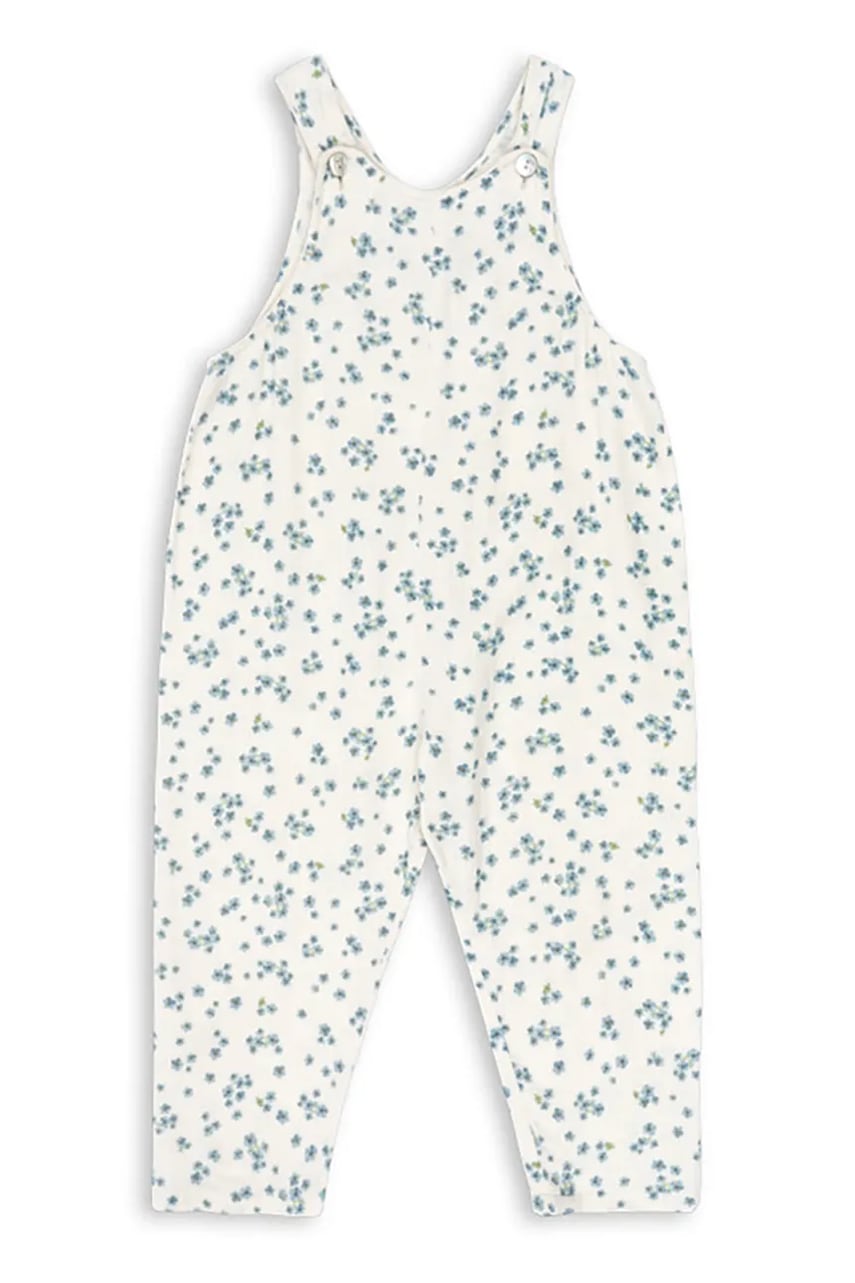 Хлопковый ромпер для младенцев Konges Sløjd RHW x KS MIOBLU OVERALLS GOTS Rosie Huntington Whiteley KS103614 Хлопковый ромпер для младенцев Konges Sløjd RHW x KS MIOBLU OVERALLS GOTS Rosie Huntington Whiteley KS103614