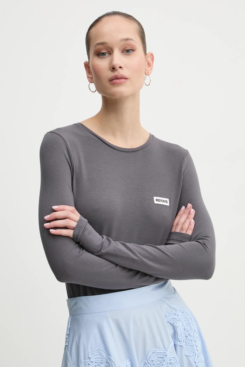 Rotate longsleeve femei, culoarea gri, 1140961205 Rotate longsleeve femei, culoarea gri, 1140961205
