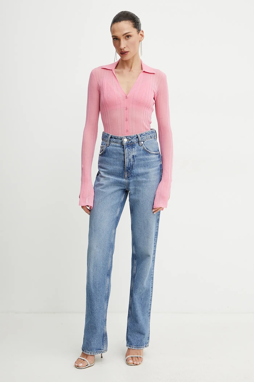 Свитер Pinko женский цвет розовый лёгкий 104770 A1ND Свитер Pinko женский цвет розовый лёгкий 104770 A1ND
