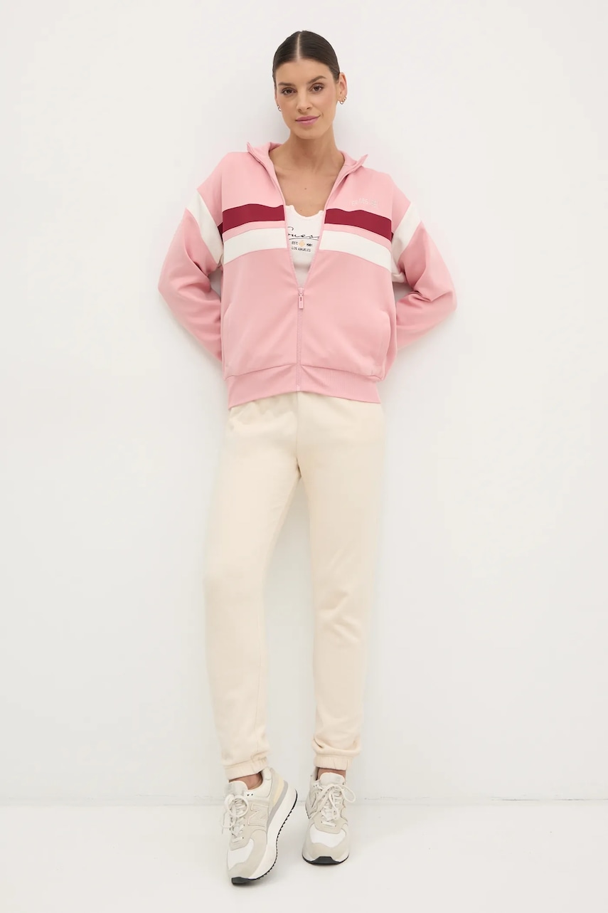 Лонгслив Guess SUZANNE цвет бежевый V5RP01 KBCO2 Лонгслив Guess SUZANNE цвет бежевый V5RP01 KBCO2