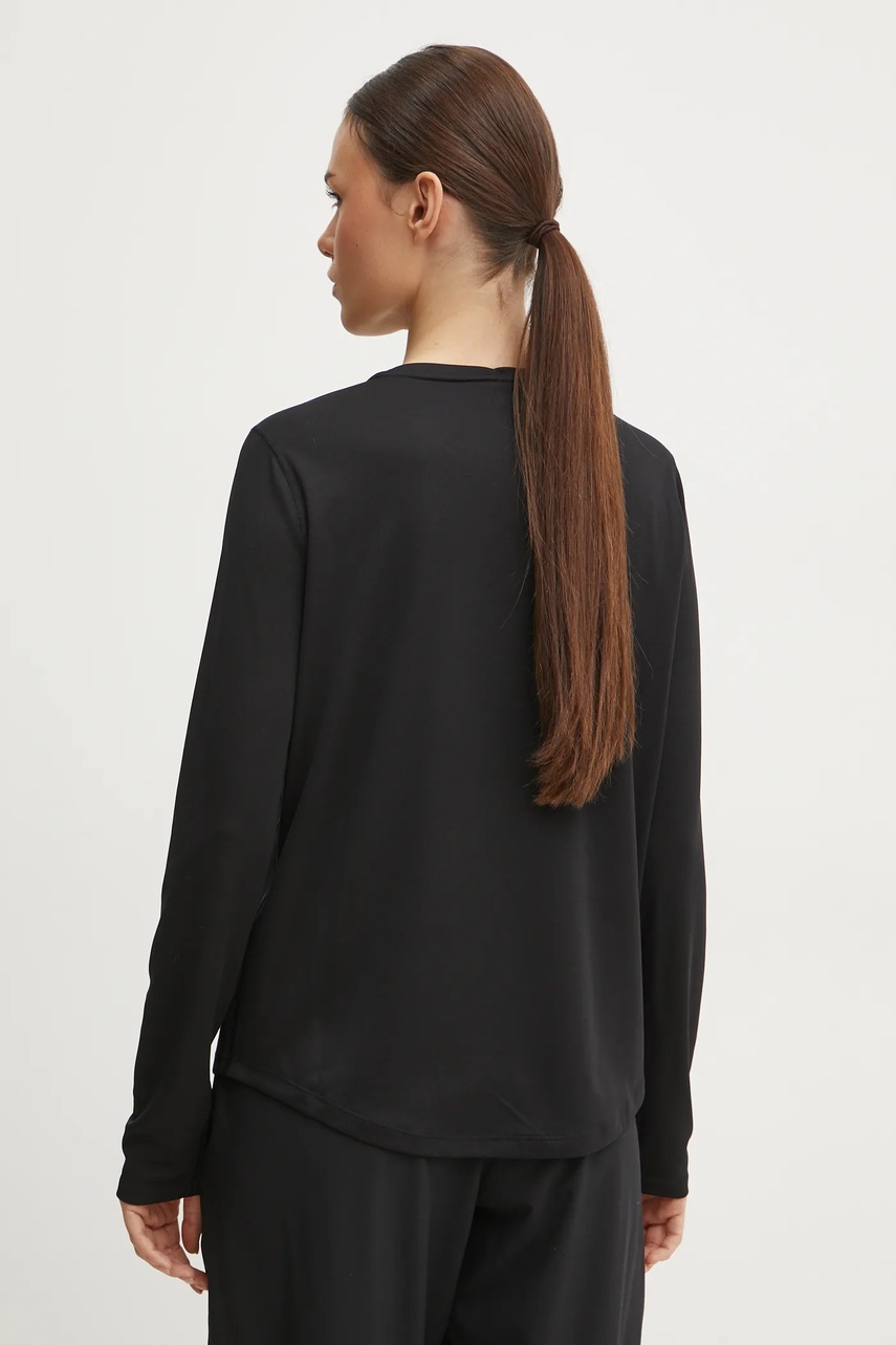 Μακρυμάνικο μπλουζάκι για τρέξιμο Asics Core χρώμα: μαύρο, 2012D181 φωτογραφία