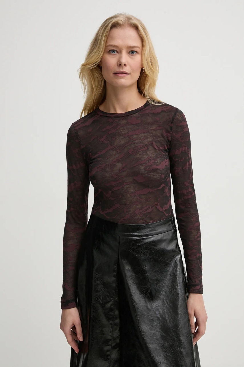 Лонгслів G-Star Raw жіночий колір червоний D25863.E165 