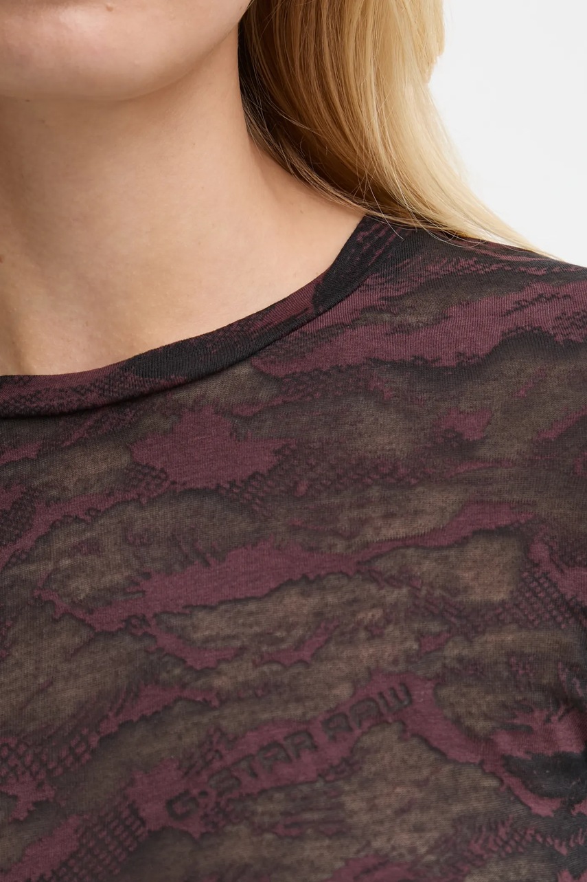 Лонгслів G-Star Raw жіночий колір червоний D25863.E165 