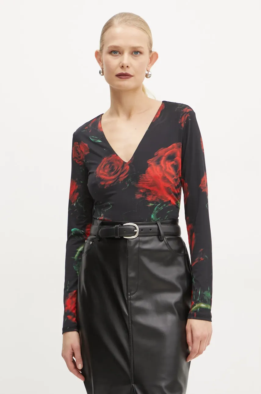 Body Guess BIANCA dámské, černá barva, W5RP26 KCMI2
