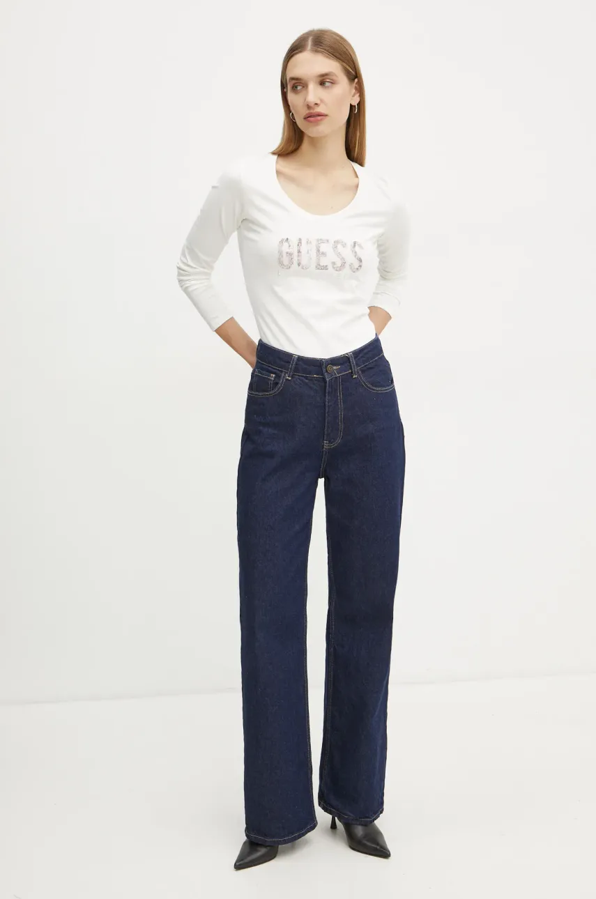 Лонгслив Guess женский цвет бежевый W5RI66 I3Z14 Лонгслив Guess женский цвет бежевый W5RI66 I3Z14