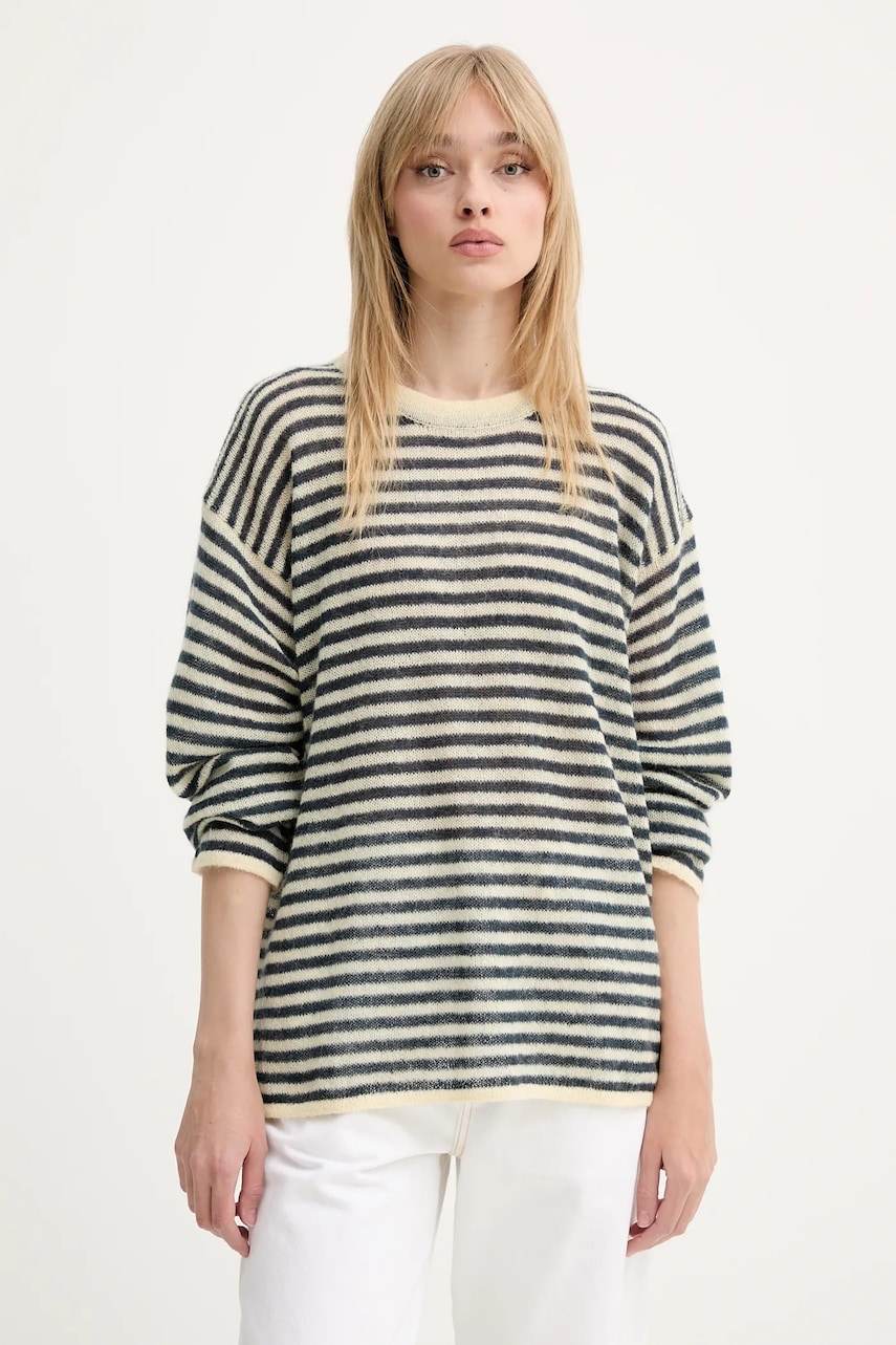 Sunnei pulover de lână culoarea bej, light, RTWXKNW010