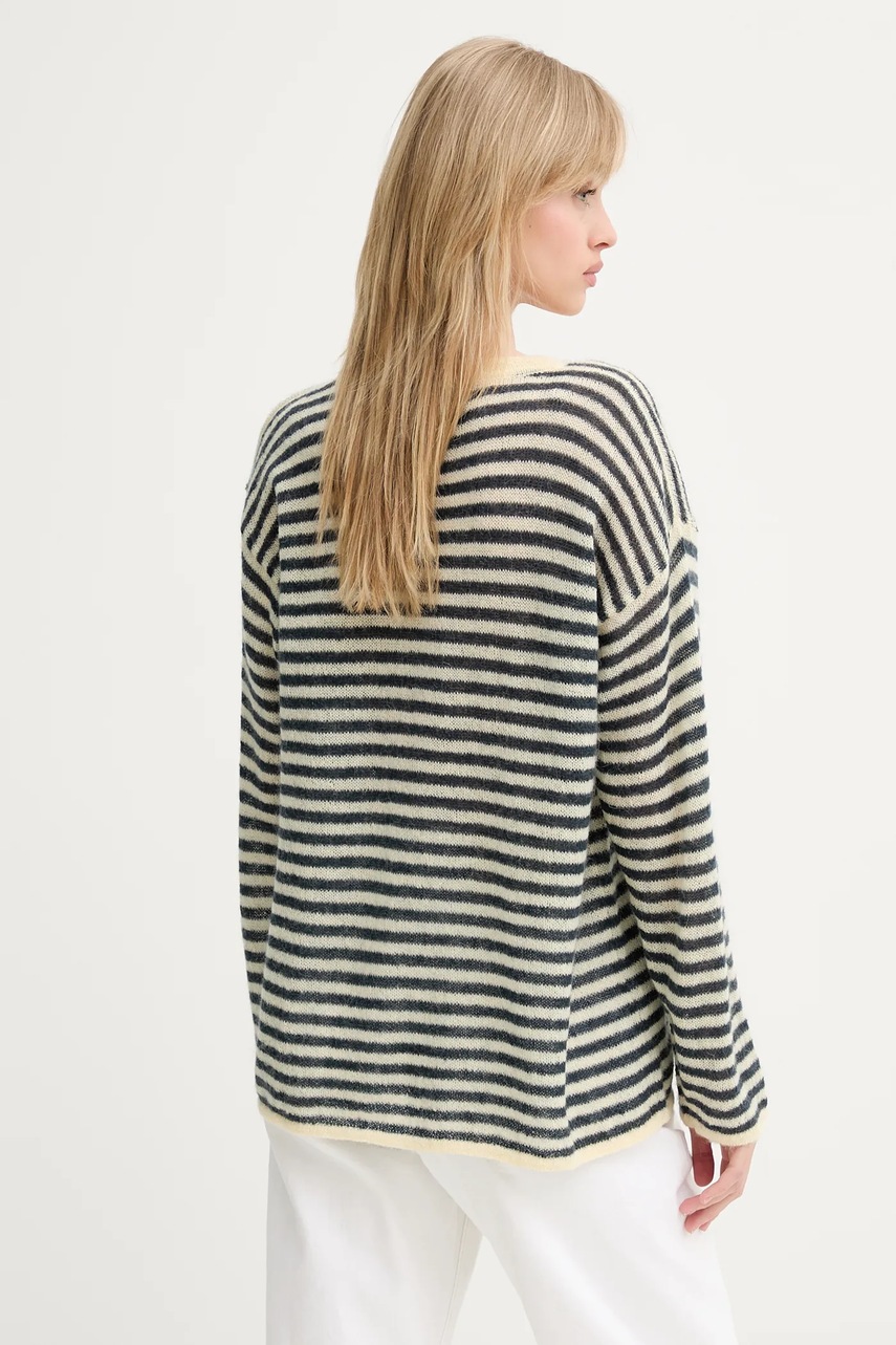 Μάλλινο πουλόβερ Sunnei χρώμα: μπεζ, RTWXKNW010 φωτογραφία