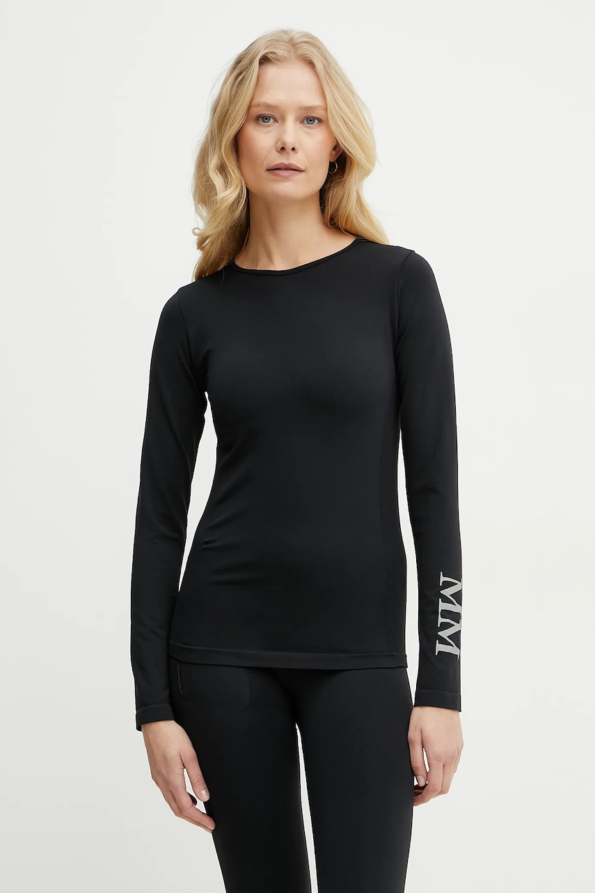 MM longsleeve culoarea negru, 2516361017600