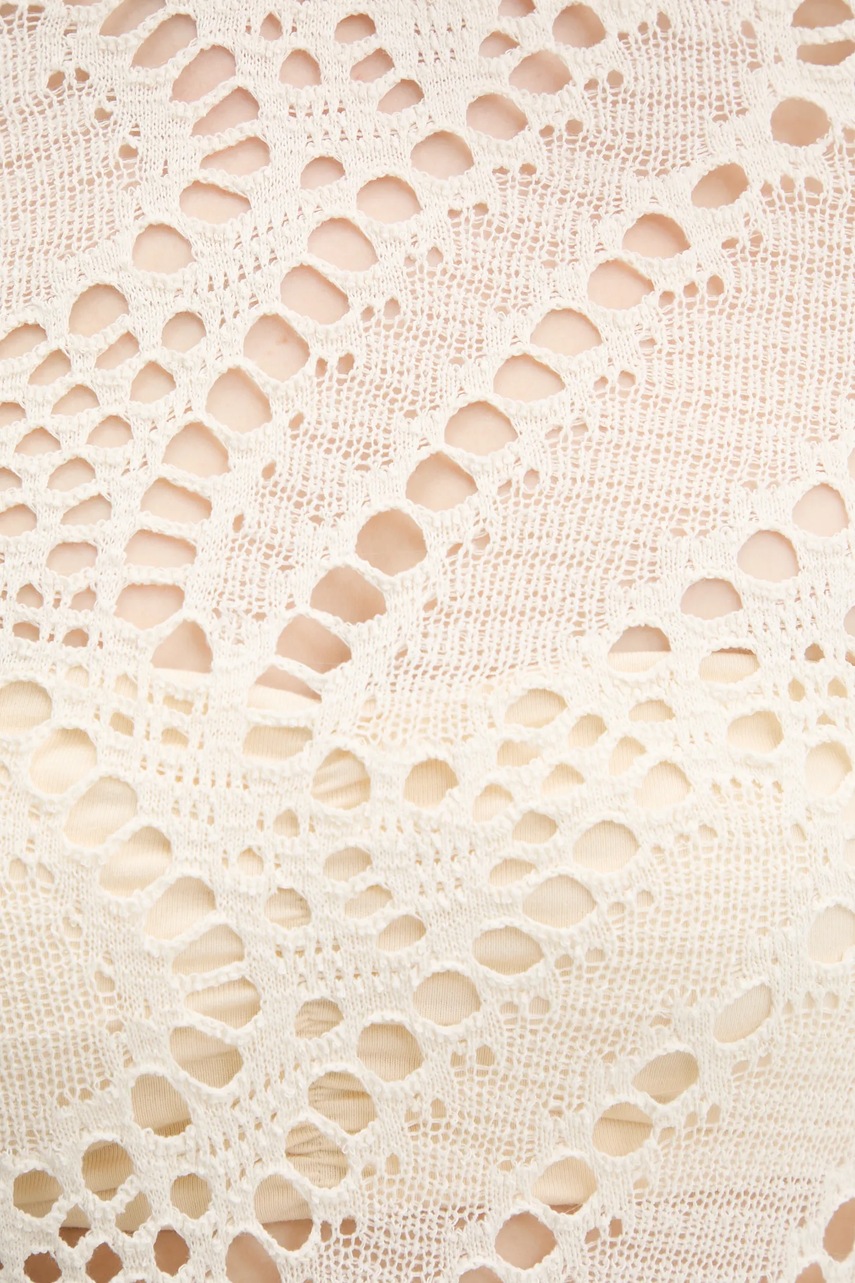 Πουλόβερ Desigual DENIS χρώμα: μπεζ, 25SWTKAM φωτογραφία