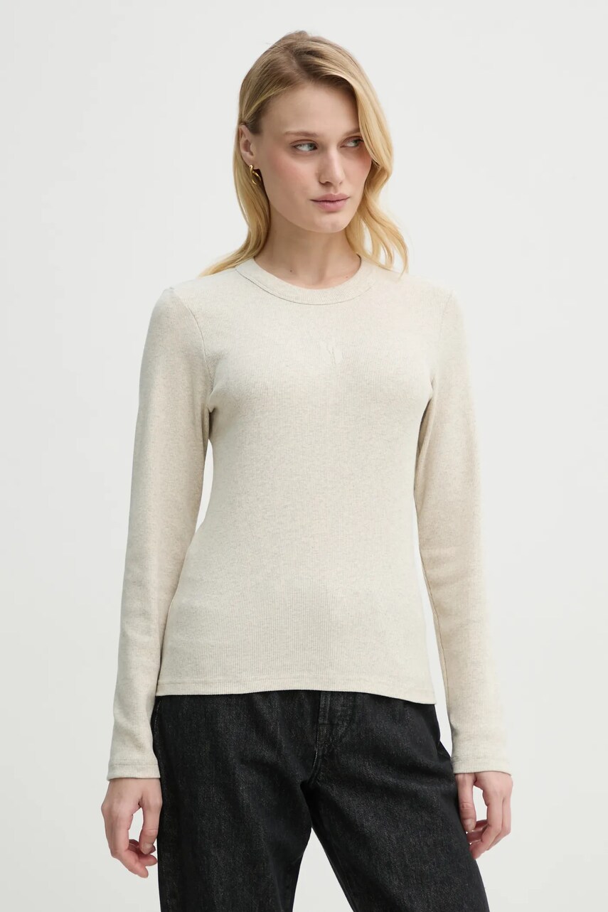 BA&SH longsleeve CASTA culoarea gri, 1E25CAST