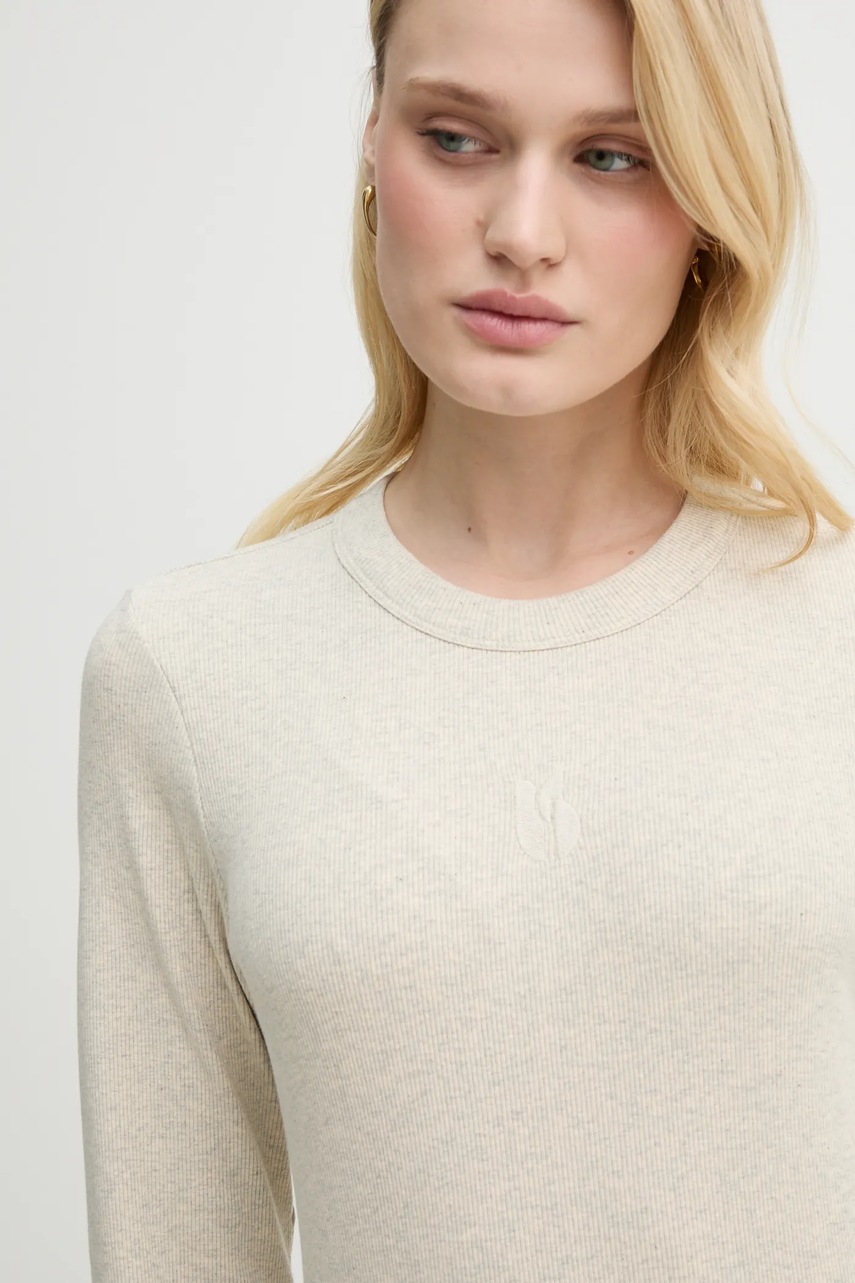 Μακρυμάνικο BA&SH CASTA χρώμα: γκρι, 1E25CAST φωτογραφία