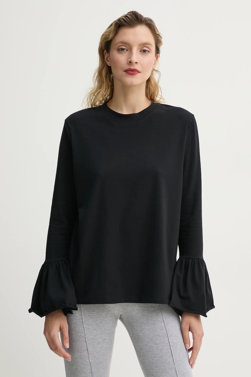 The Sleeper longsleeve femei, culoarea negru, SLLS08P002N