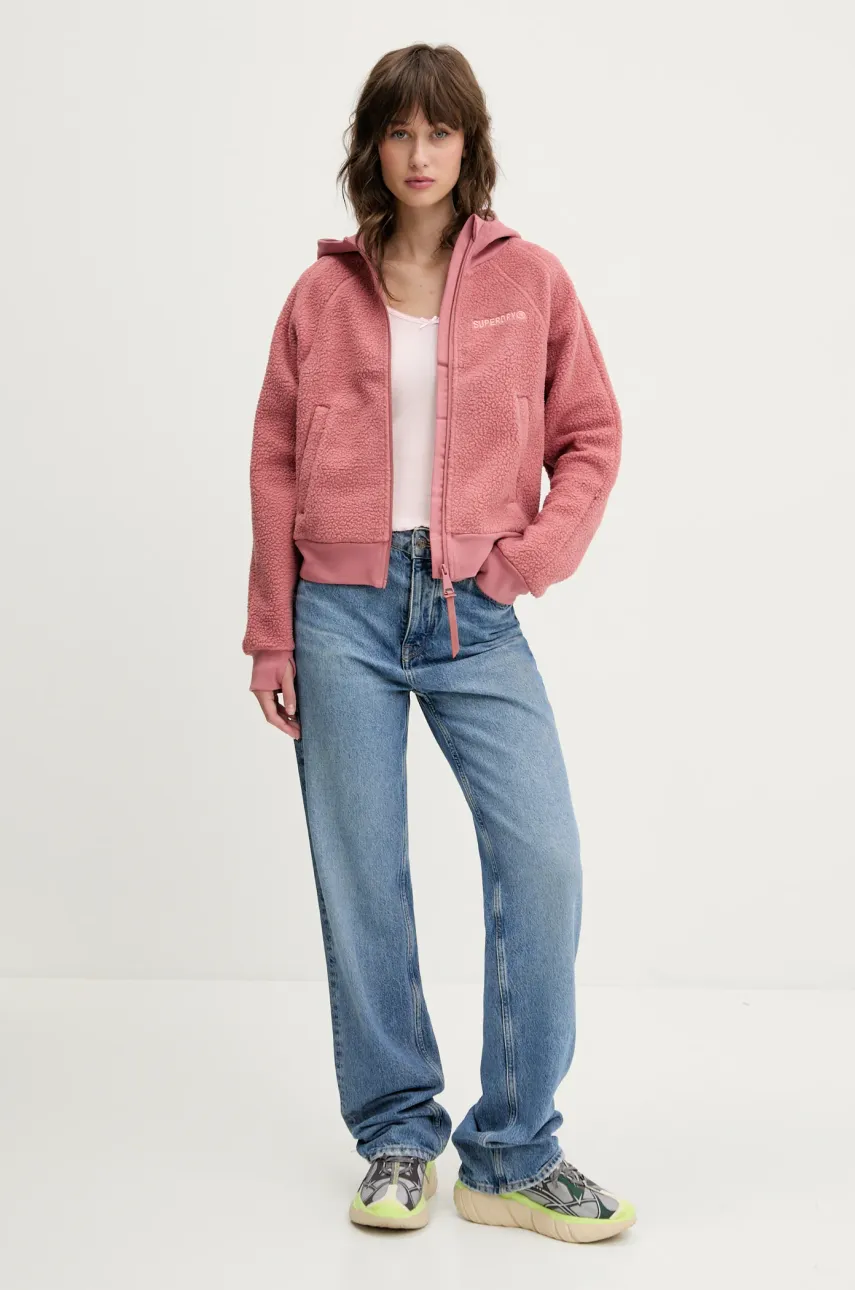 Лонгслив Tommy Jeans цвет розовый DW0DW20236 Лонгслив Tommy Jeans цвет розовый DW0DW20236