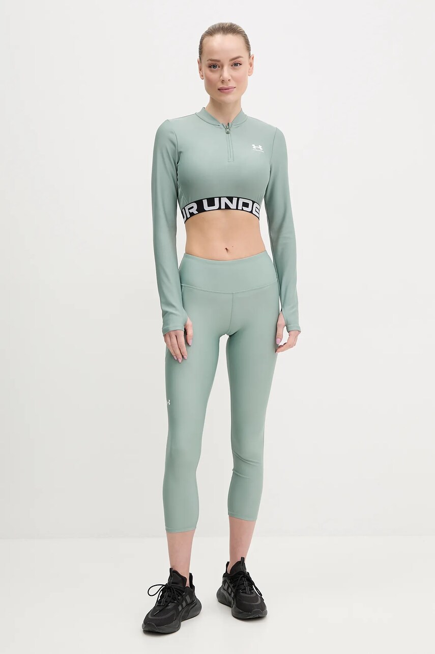 Кофта для тренинга Under Armour HotGear цвет зелёный с принтом 1388692 Кофта для тренинга Under Armour HotGear цвет зелёный с принтом 1388692
