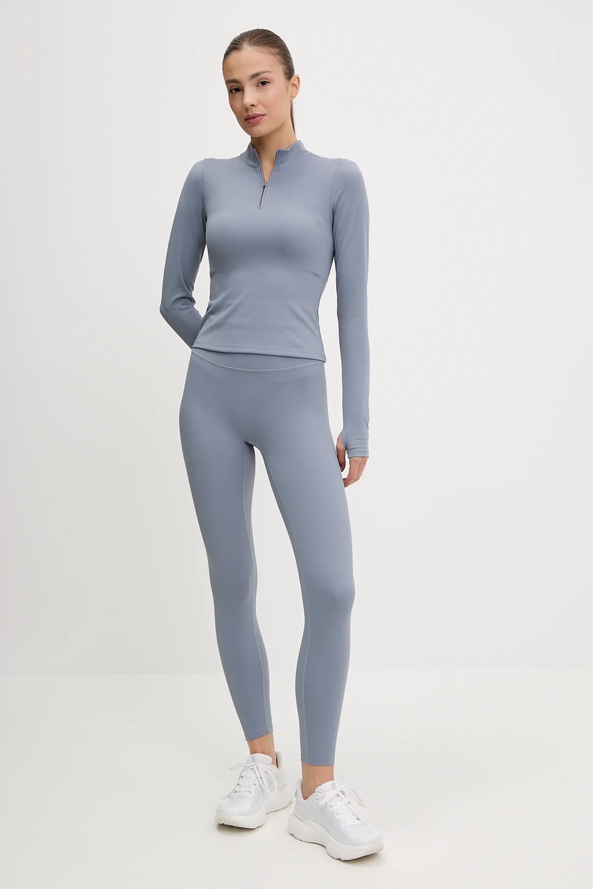 Μακρυμάνικο για γιόγκα JOYINME Motion χρώμα: μαύρο, Motion φωτογραφία