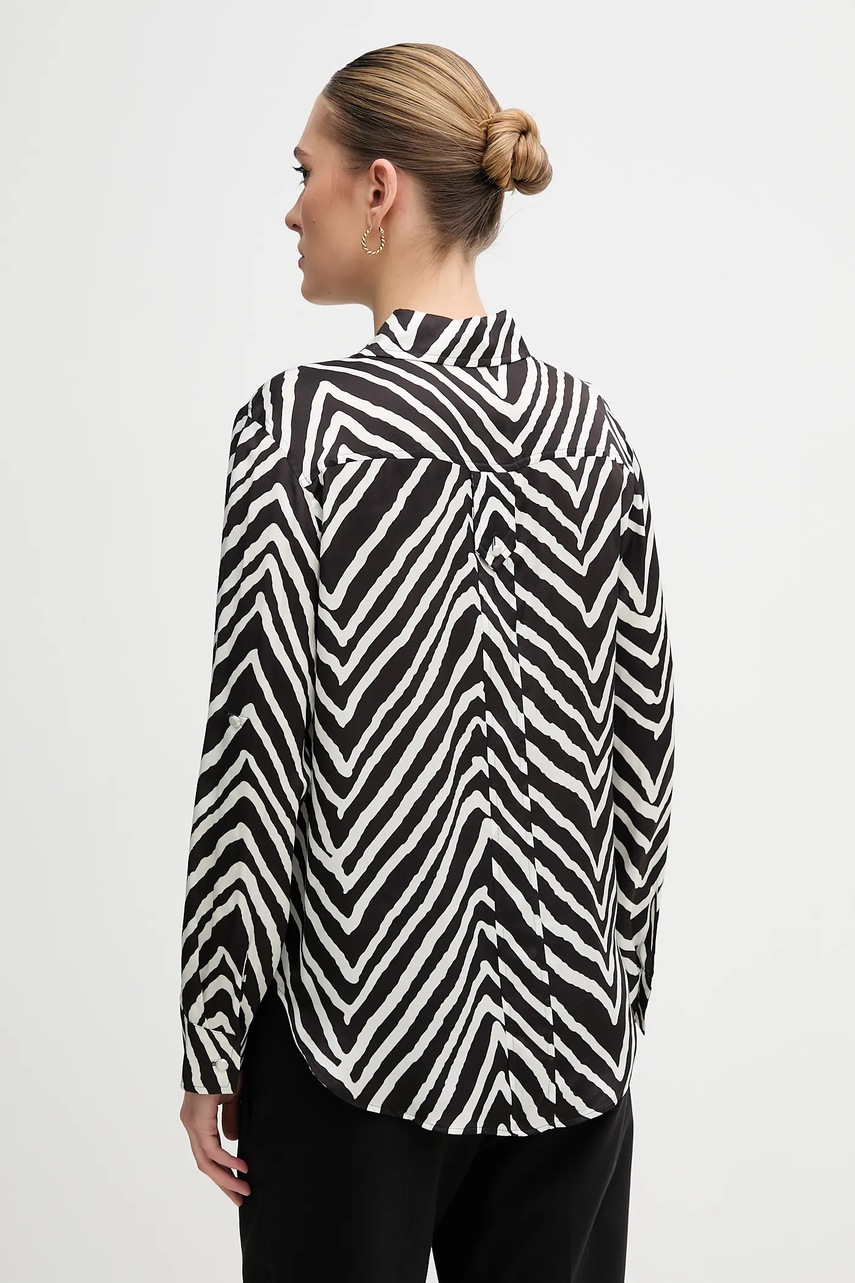 Πουκάμισο Marc Aurel χρώμα: μαύρο, 6278-1000-24781 φωτογραφία