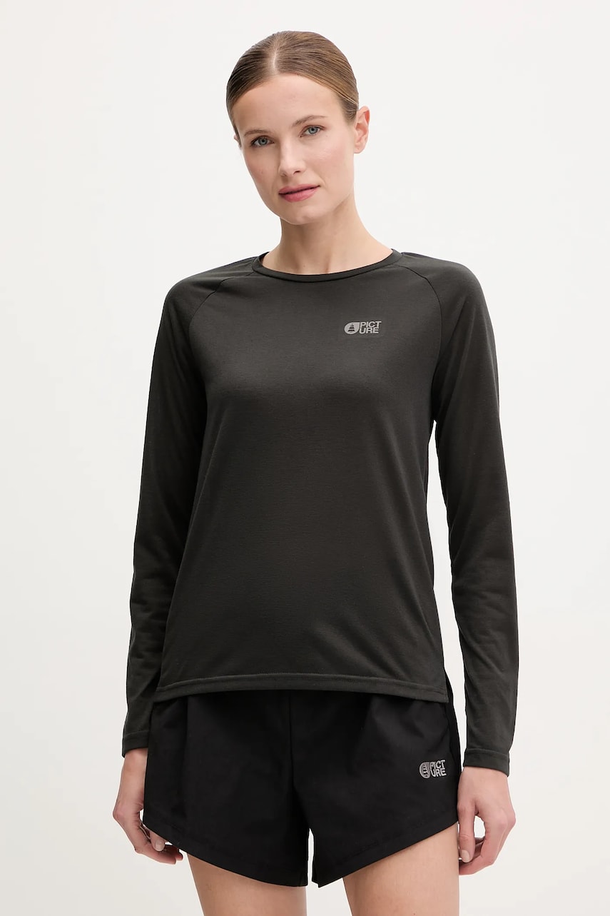 Picture longsleeve sport Timont culoarea verde, WTS0584