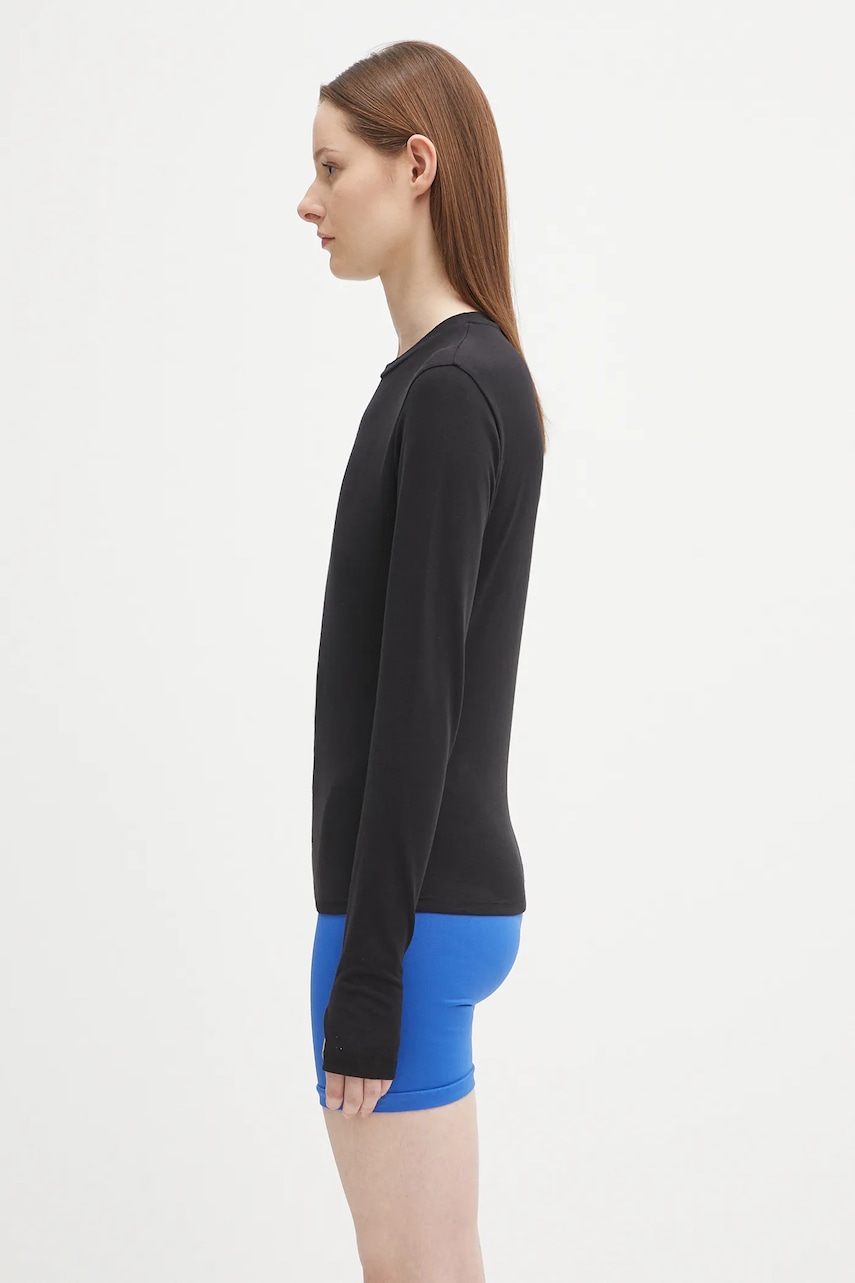 Лонгслив Pangaia Cotton-Stretch Long-Sleeved Top цвет чёрный 10002429 Лонгслив Pangaia Cotton-Stretch Long-Sleeved Top цвет чёрный 10002429