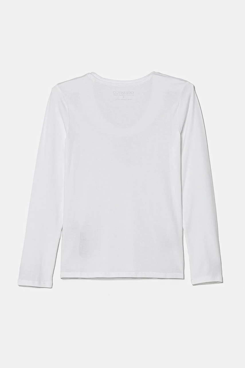 Детский лонгслив Guess цвет белый J5RI23 K6YW4