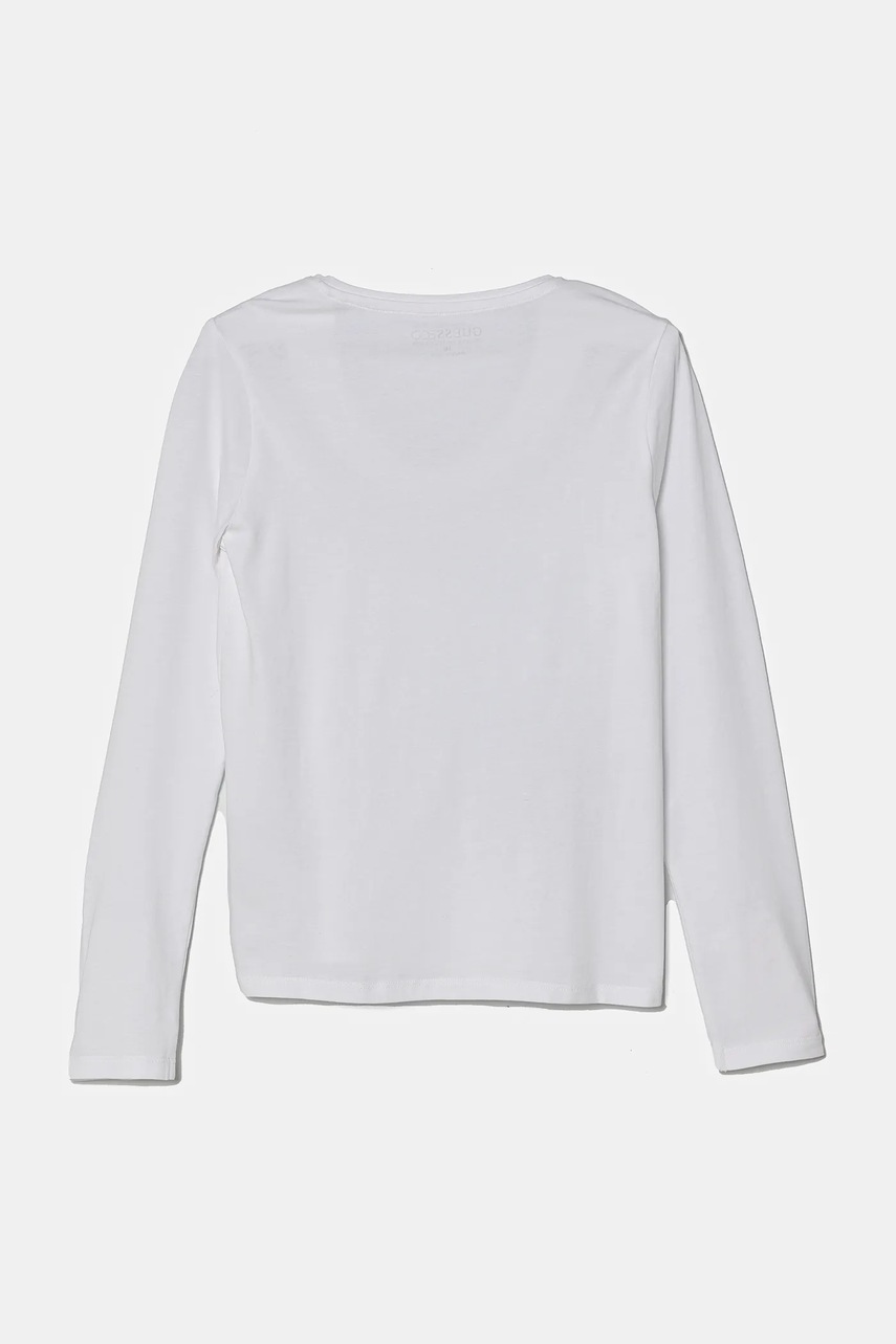 Детский лонгслив Guess цвет белый J5RI34 K6YW4