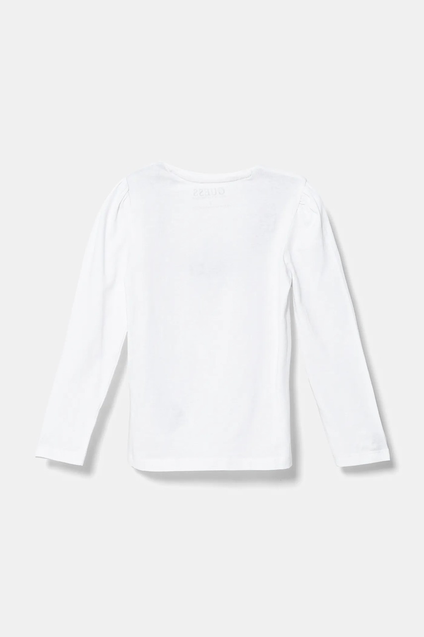Детский лонгслив Guess цвет белый K5RI08 K6YW4
