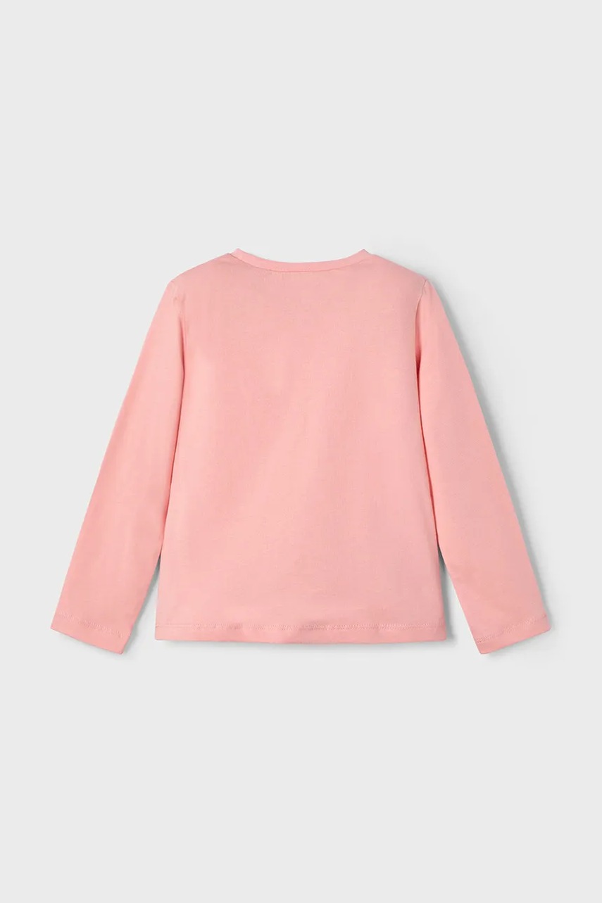 Хлопковый детский лонгслив Mayoral цвет розовый 3017