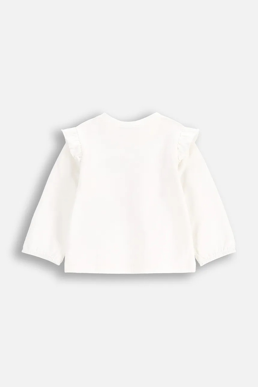 Лонгслив для младенцев Coccodrillo цвет бежевый DREAM DIARIES GIRL NEWBORN