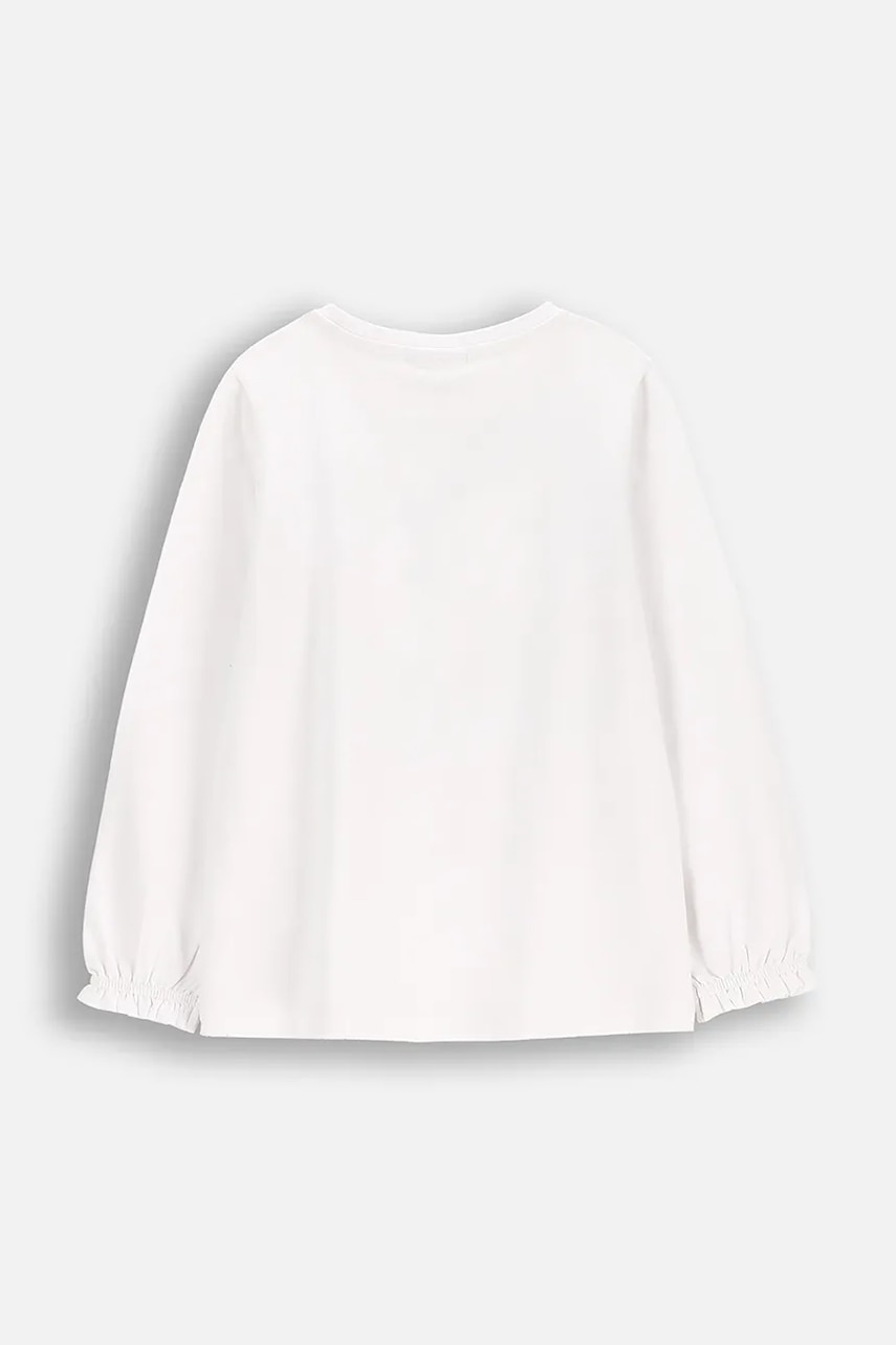 Детский лонгслив Coccodrillo цвет белый NOSTALGIC MEADOW GIRL KIDS Детский лонгслив Coccodrillo цвет белый NOSTALGIC MEADOW GIRL KIDS